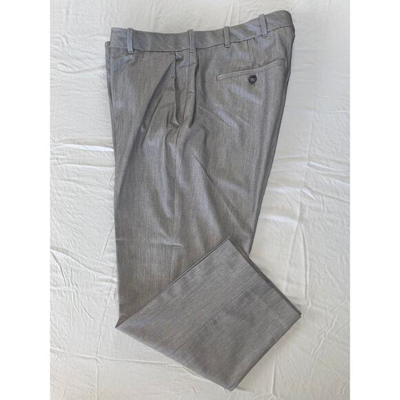 Van Heusen Straight Fit Flex Washable Microfiber Dress Pants, Slacks. 38X28, EUC - Picture 1 of 9